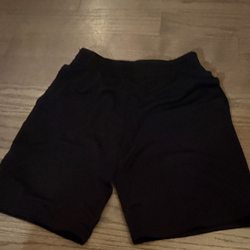 Boys black mesh shorts